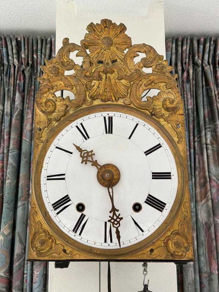 Franse Comtoise Klok met 8 daags uurwerk, Antiek en Kunst, Antiek | Klokken, Ophalen