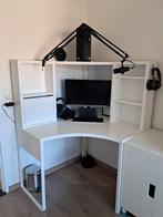 Hoekbureau Micke Ikea 100x142 cm, Huis en Inrichting, Ophalen, Gebruikt, Bureau