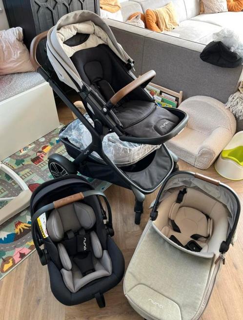 Nuna Demi Grow Hazelwood, Kinderen en Baby's, Kinderwagens en Combinaties, Zo goed als nieuw, Kinderwagen, Overige merken, Duowagen