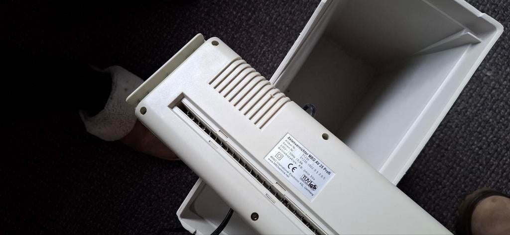 Papierversnipperaar.ophalen en contant betalen, Ophalen of Verzenden