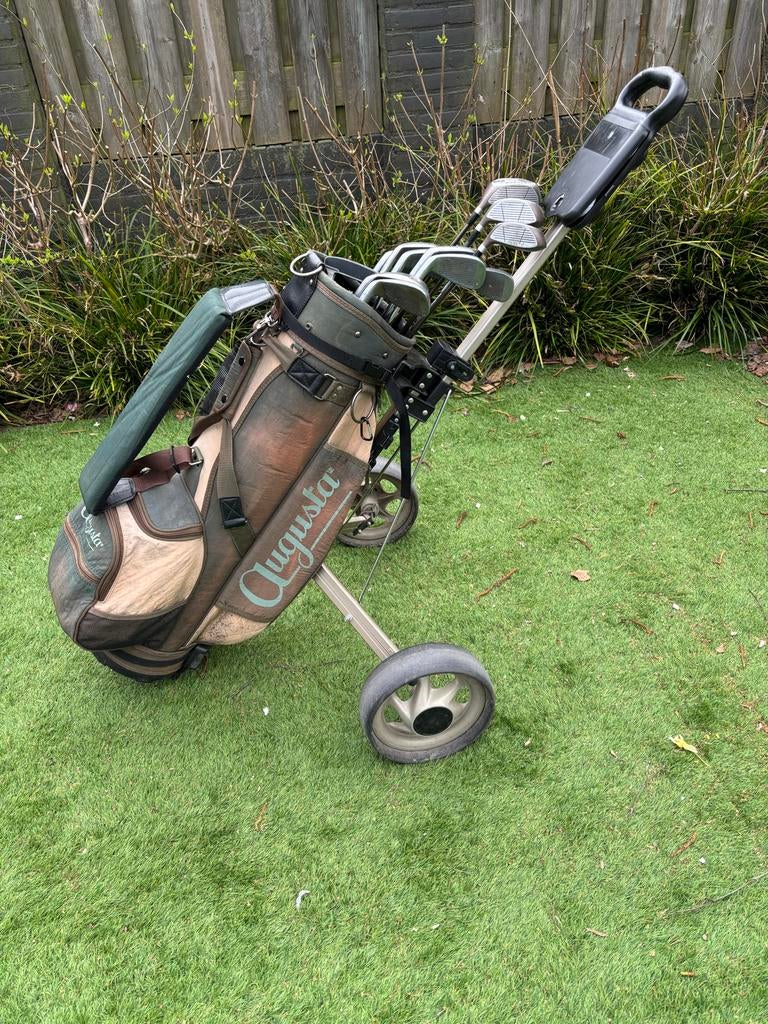 Complete Golfset met Golftas en Trolley - Gebruikt, Ophalen of Verzenden, Gebruikt, Set, Overige merken