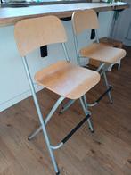 Barkruk Ikea 2stuks, Huis en Inrichting, Barkrukken, Ophalen, Gebruikt, Met voetsteun, 60 tot 90 cm