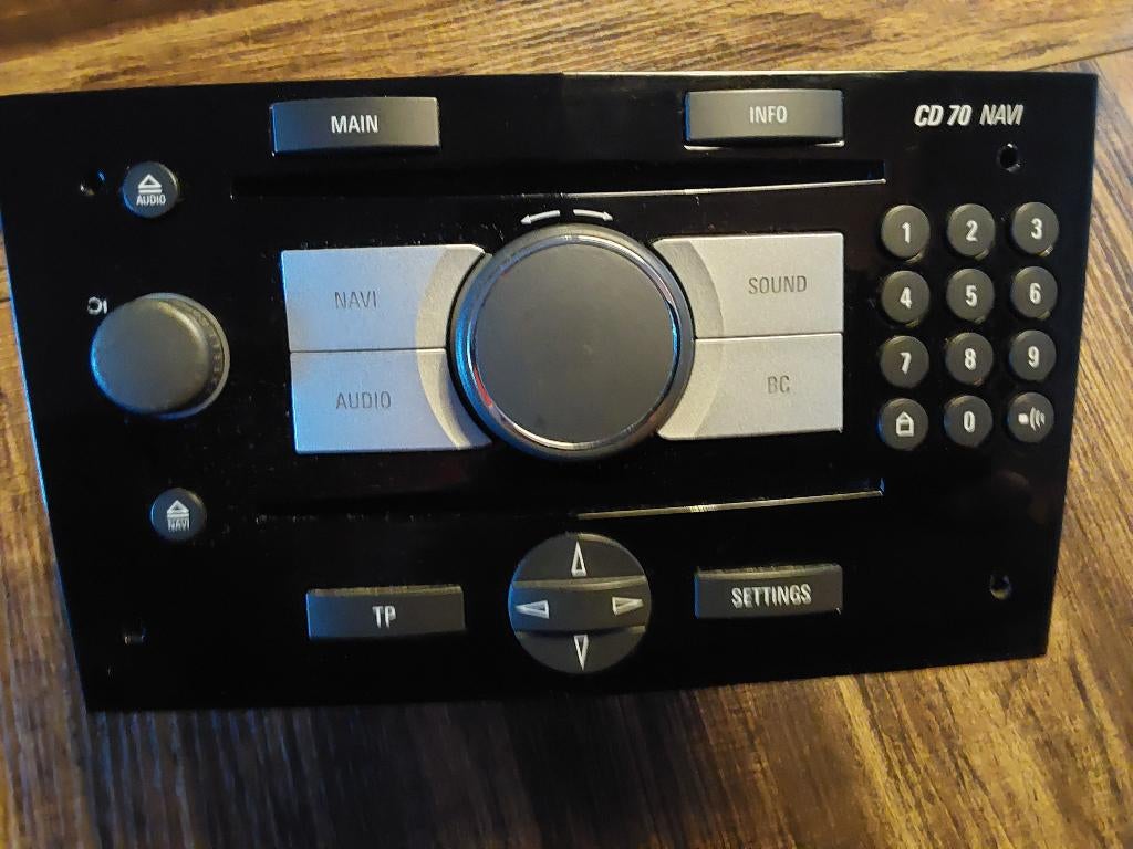 Autoradio Opel CD70 navi, Auto diversen, Autoradio's, Gebruikt, Ophalen of Verzenden