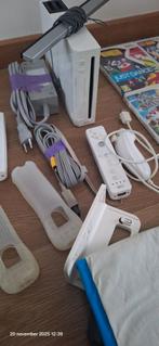 Wii console met Wii fit board, uDraw tablet11 spellen, mic., Muziek, Gebruikt, Eén computer, Ophalen of Verzenden