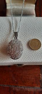 Vintage ketting  met Swarovski kristal, Sieraden, Tassen en Uiterlijk, Kettingen, Ophalen of Verzenden, Zo goed als nieuw, Overige materialen