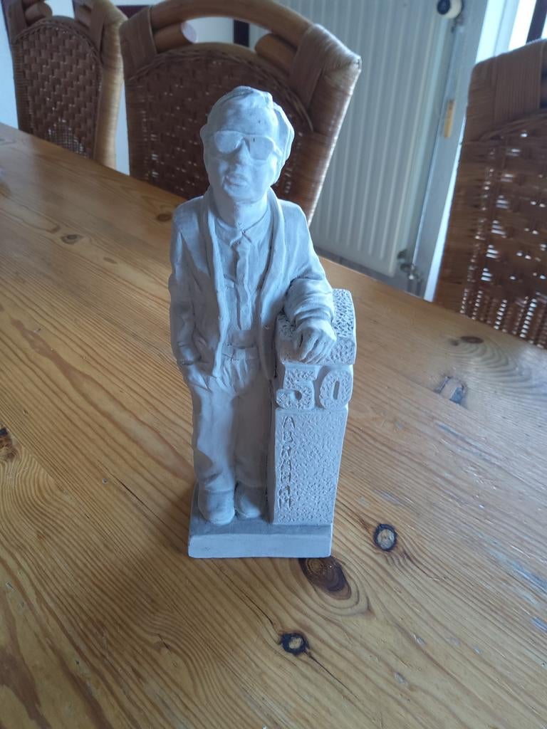 Moderne beeldje Abraham 50 jaar, Ophalen of Verzenden