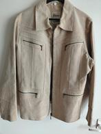 Mooie jas XL echt leder, Kleding | Dames, Jassen | Zomer, Beige, Maat 46/48 (XL) of groter, Ophalen of Verzenden, Zo goed als nieuw