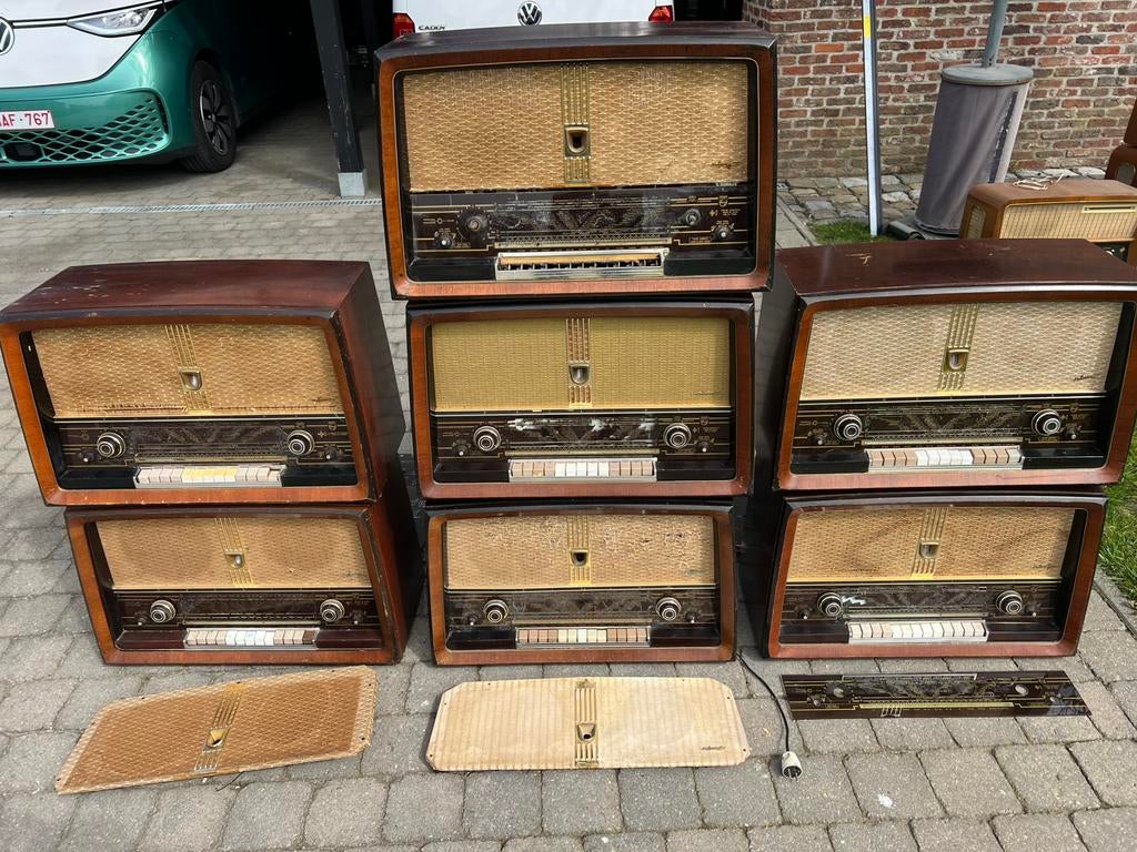 7x Philips B7x63A, Antiek en Kunst, Antiek | Tv's en Audio, Ophalen