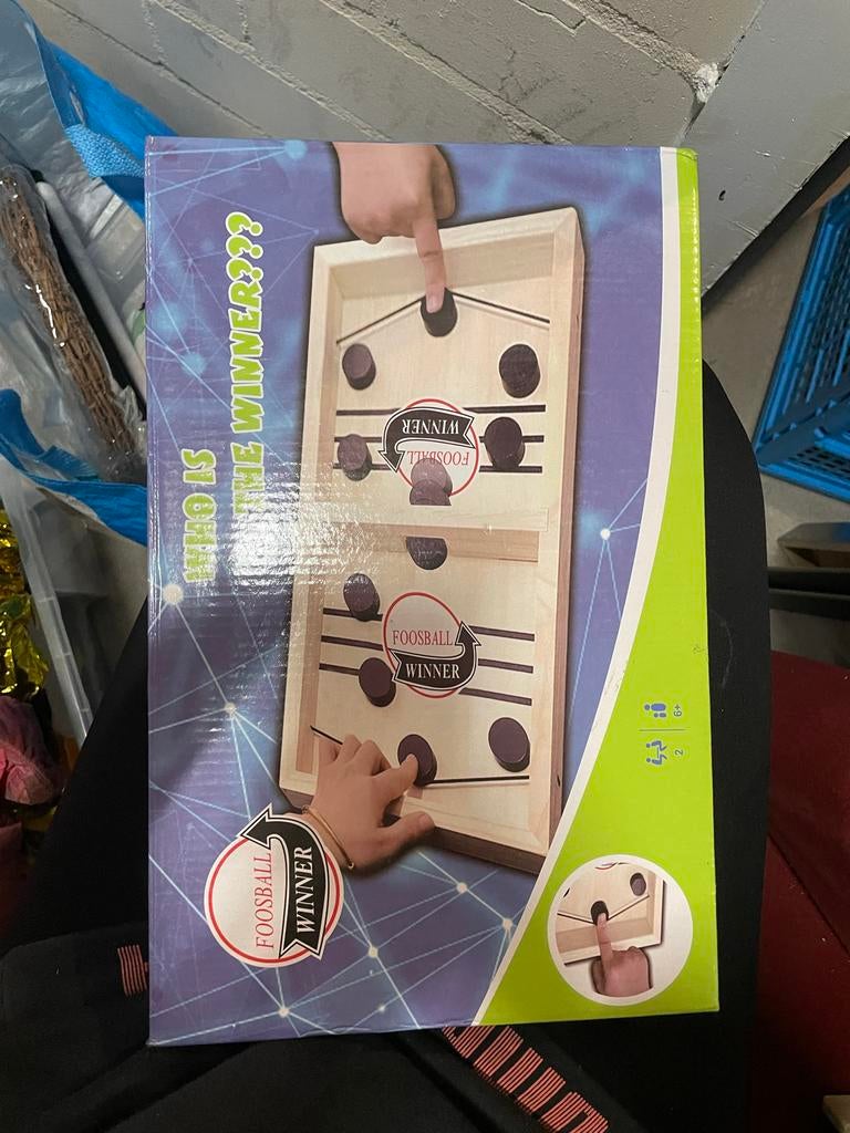 Foosball Winner - soort van sjoelen met vinger, Een of twee spelers, Ophalen of Verzenden, Gebruikt