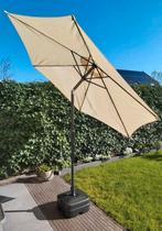 Parasol, kantelbaar, 3m, crème NIEUW, Tuin en Terras, Ophalen, Nieuw, Stokparasol, Kantelbaar