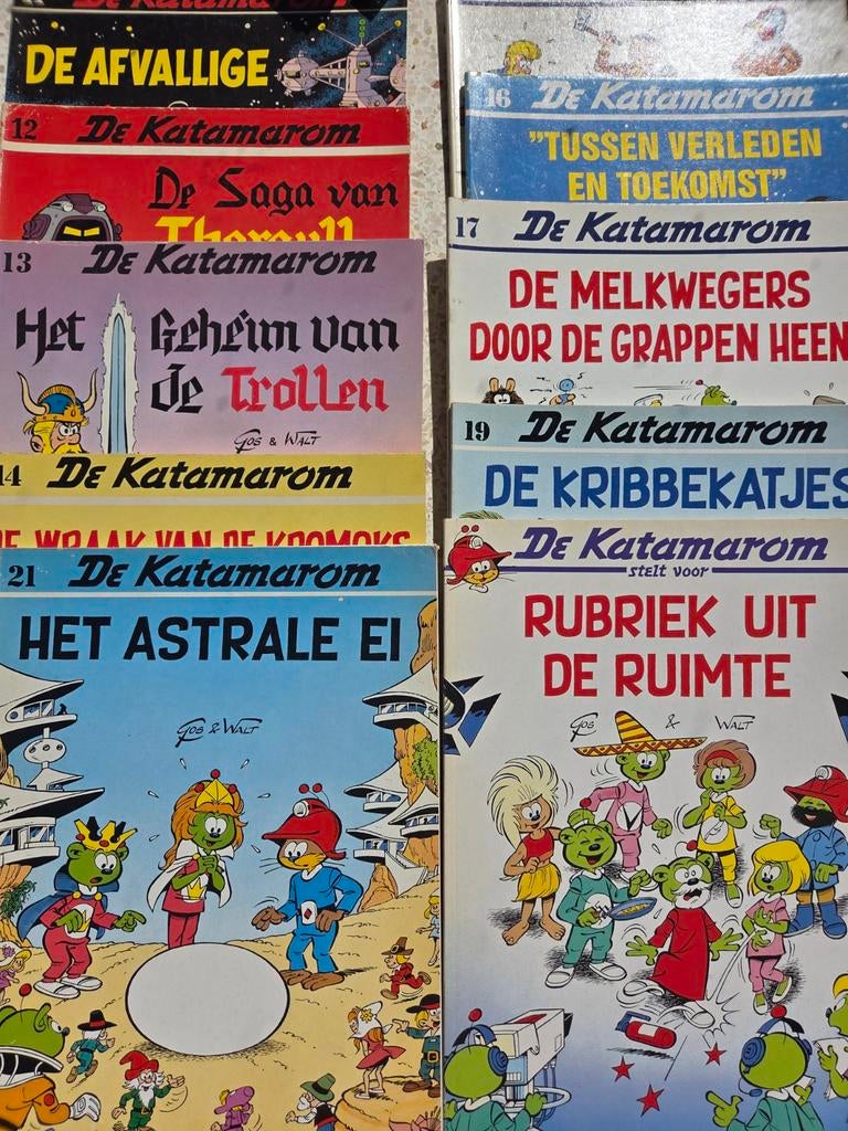 khena en de katamarom 1 t/m 17,19,21 en 22, Complete serie of reeks, Verzenden, Gelezen