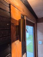 Stijlvolle Gouden Wandlamp - Modern Design, Ophalen of Verzenden, Zo goed als nieuw, Metaal, Modern, Industrieel