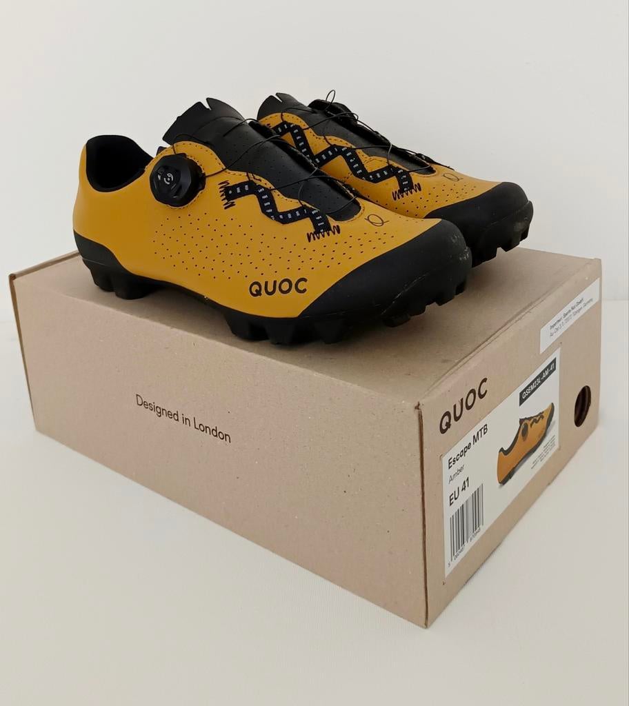 Quoc Escape MTB schoenen kleur amber in maat 41 - met doos., Fietsen en Brommers, Fietsaccessoires | Fietskleding, Ophalen, Dames