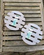 Trolley hout 30cm doorsnee met wieltjes, 25 tot 40 cm, Overige materialen, Rond, Nieuw