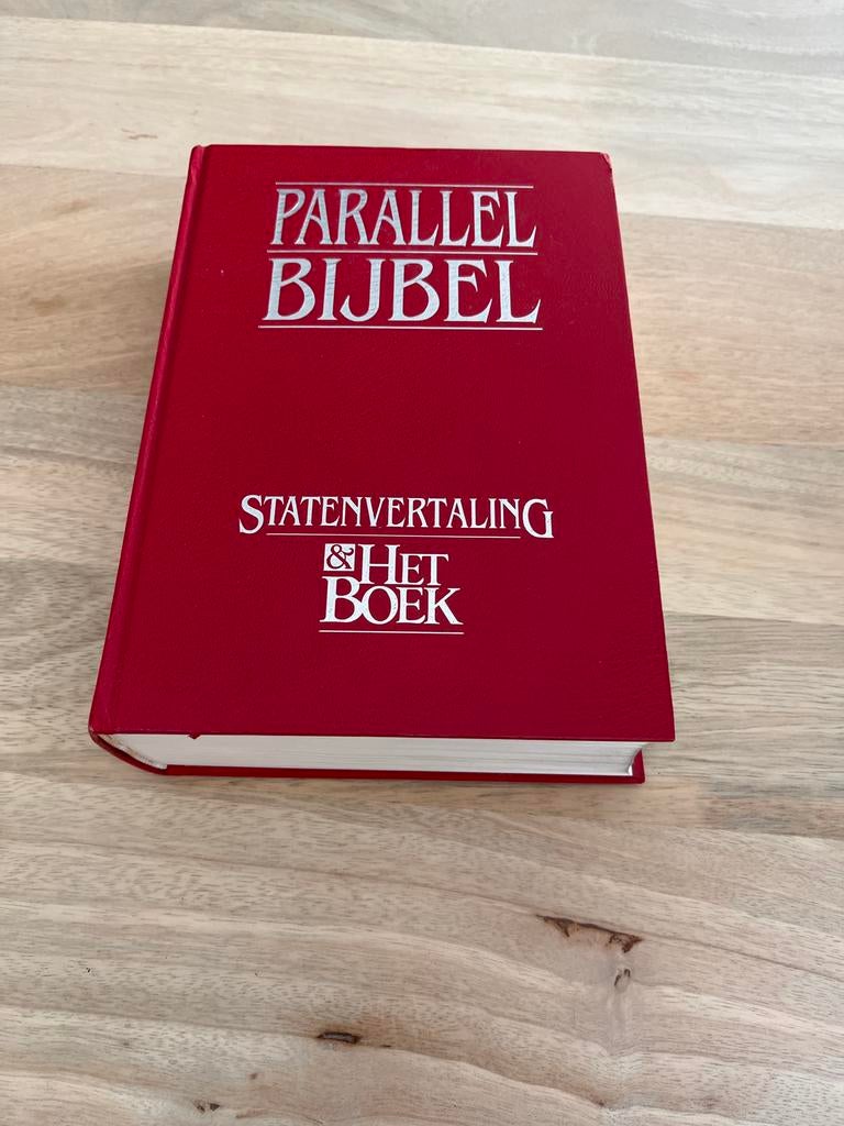 Parallel Bijbel Statenvertaling & Het Boek, Boeken, Ophalen of Verzenden, Gelezen, Christendom | Protestants