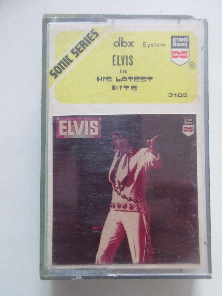 Elvis Presley In his latest hits - Cassette Indonesia, Cd's en Dvd's, Cassettebandjes, Gebruikt, 1 bandje, Ophalen of Verzenden