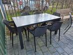 GARDEN IMPRESSIONS TUINSET TAFEL MET 6 AIR XL STOELEN, Ophalen, Nieuw