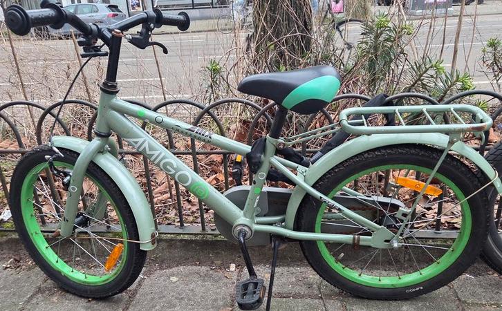 Amigo Kinderfiets - Groen, 20 inch, Fietsen en Brommers, Fietsen | Kinderfietsjes, Gebruikt, 16 tot 20 inch, Ophalen