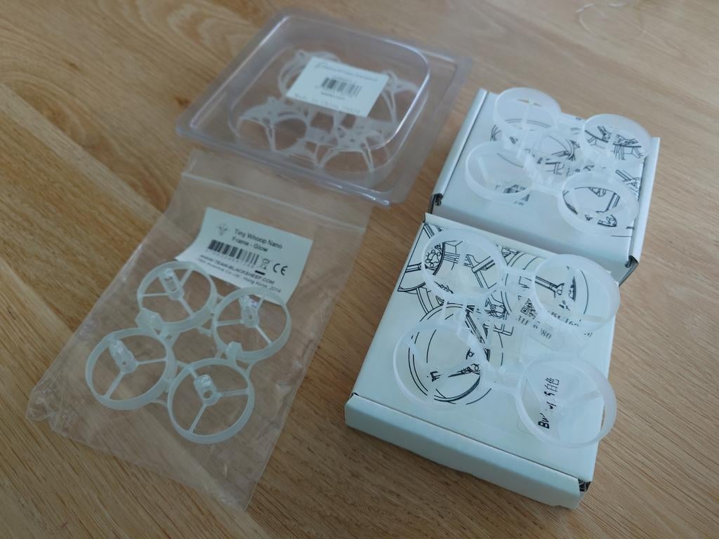 Partij tiny whoop fpv onderdelen, frames, canopy's, props, Ophalen of Verzenden, Nieuw