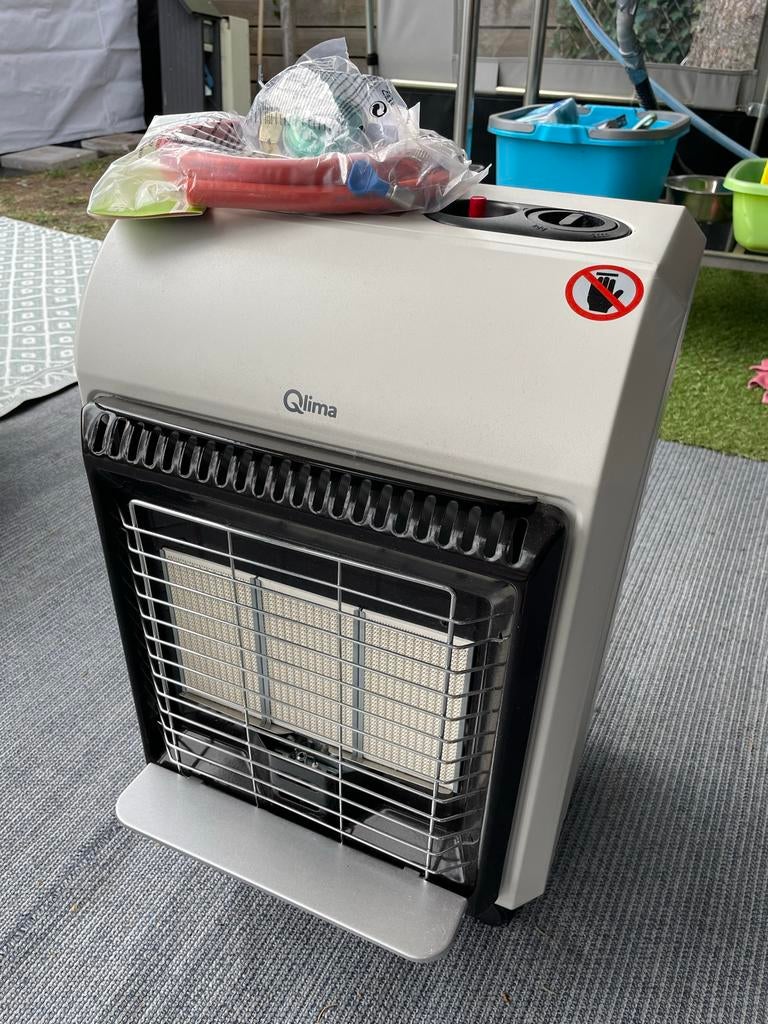 Qlima Gaskachel voor camping, Caravans en Kamperen, Ophalen of Verzenden, Nieuw