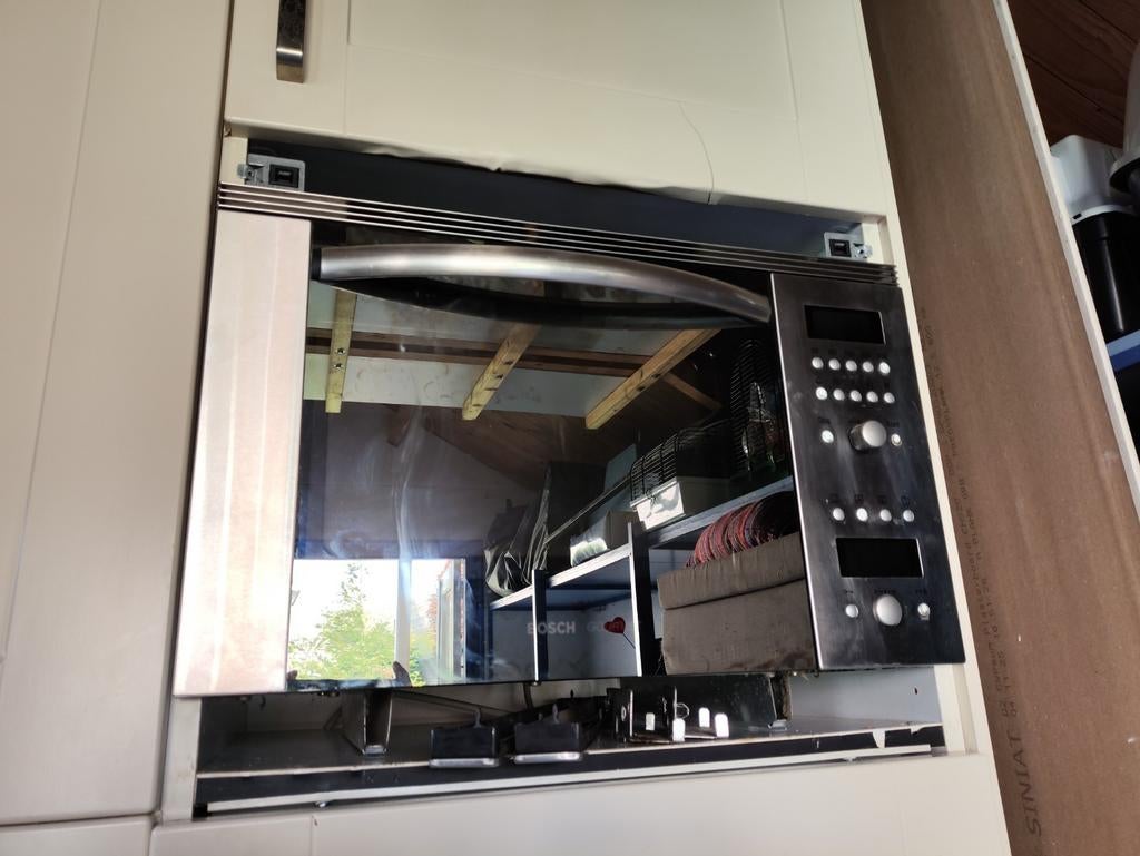 Combi magnetron Bosch Gourmet, Witgoed en Apparatuur, Magnetrons, Gebruikt, Inbouw, Ophalen