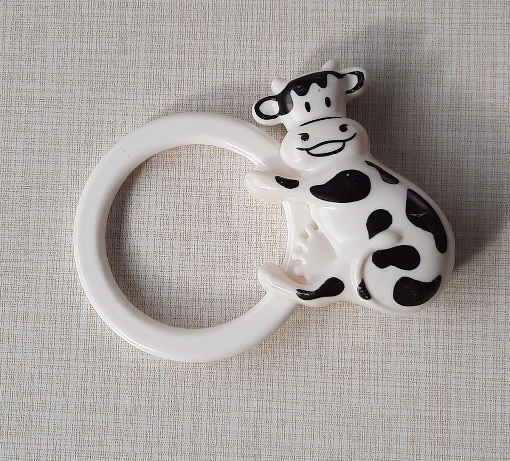 Bijtring rammelaar koe babyspeelgoed, Ophalen of Verzenden