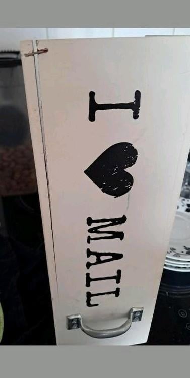 Post organizer 'I love mail', Huis en Inrichting, Woonaccessoires | Overige, Ophalen, Gebruikt