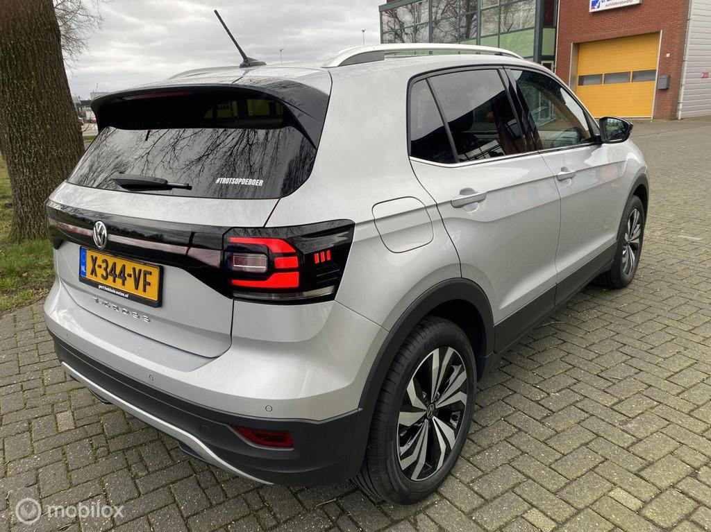 Volkswagen T-Cross 1.0 TSI Style I camera I Trekhaak I Navig, Auto's, T-Cross, Gebruikt, Zwart, Bedrijf