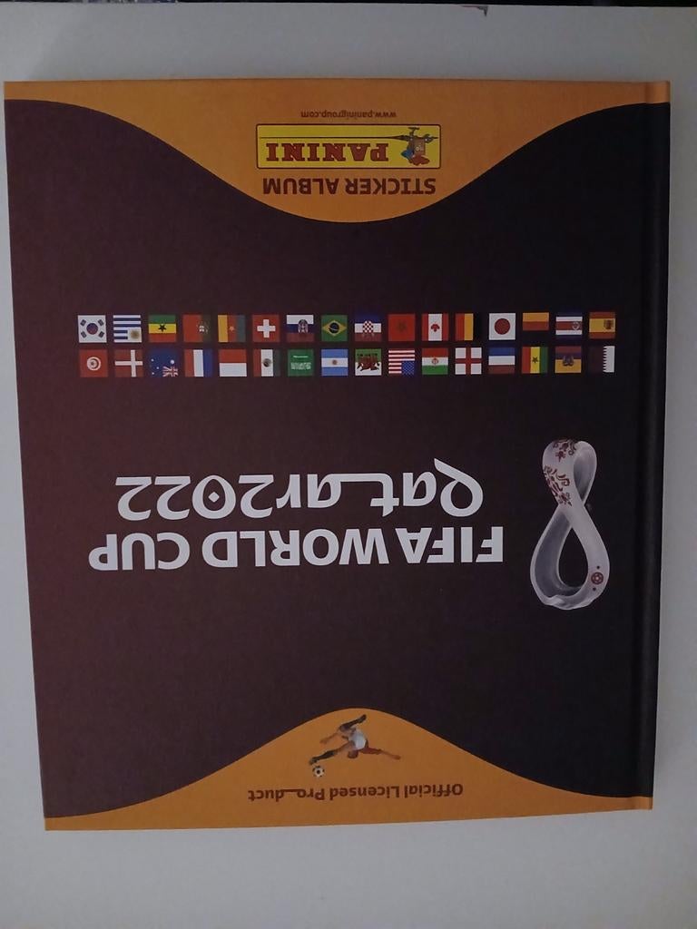 PANINI WK 2022 VOETBALALBUM HARDE KAFT, Ophalen of Verzenden, Zo goed als nieuw, Buitenlandse clubs, Poster, Plaatje of Sticker