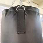 Zwarte bokszak met kettingen, Ophalen, Gebruikt, Bokszak