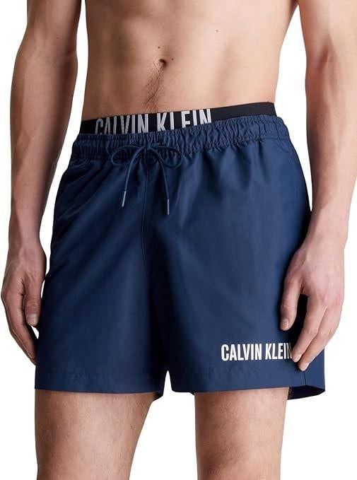 Calvin Klein Zwemshort - Maat L - Donkerblauw, Kleding | Heren, Badmode en Zwemkleding, Blauw, Ophalen of Verzenden, Zwemshort