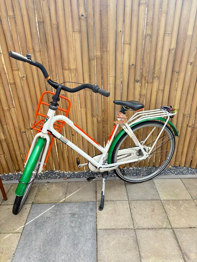 Postcode Loterij fiets, Fietsen en Brommers, Fietsen | Dames | Damesfietsen, Ophalen, Terugtraprem, Gebruikt, Versnellingen