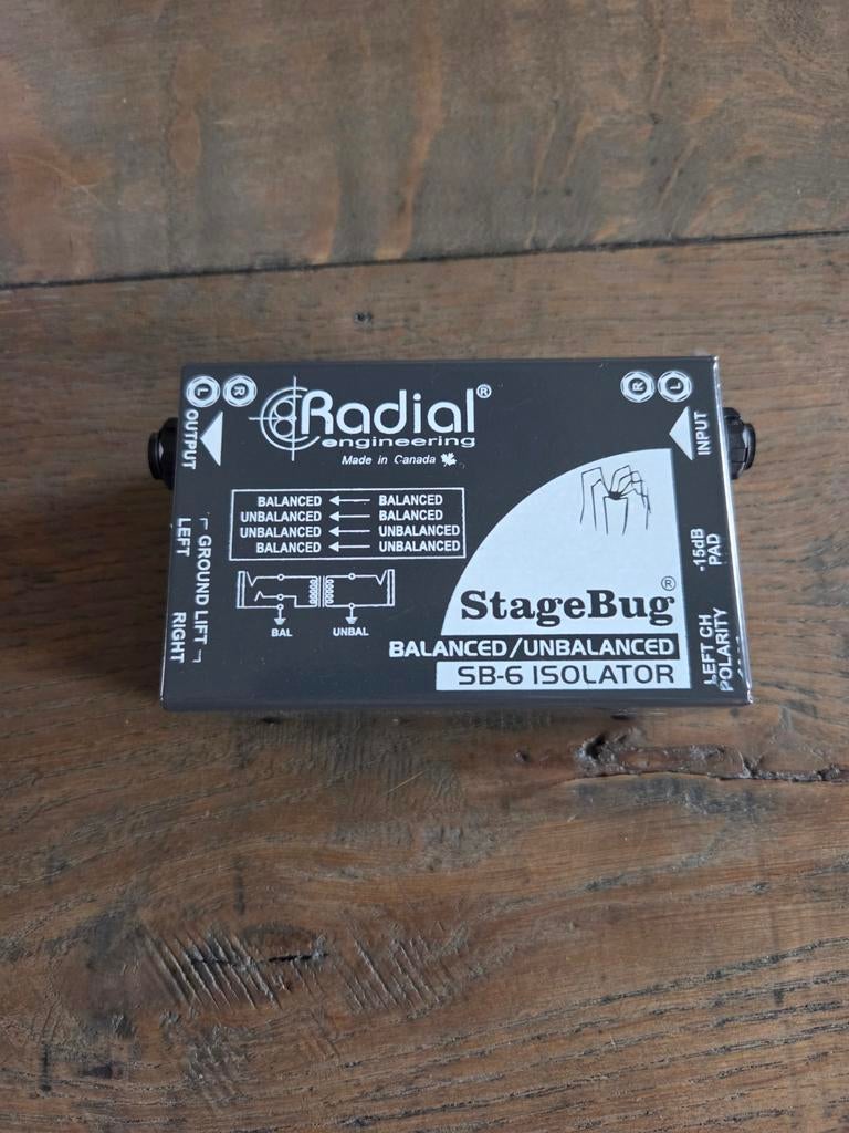 Radial StageBug SB-6, Verzenden, Zo goed als nieuw