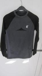 Kaytan zwart/grijze thermoshirt maat 158/164., Ophalen of Verzenden, Zo goed als nieuw, Jongen of Meisje, Sport- of Zwemkleding