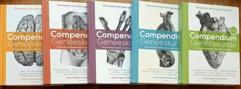 Compendium Geneeskunde 5-delige boekenreeks, Ophalen of Verzenden, Zo goed als nieuw