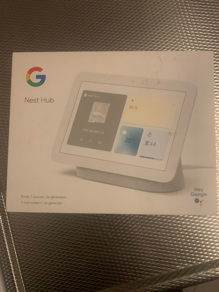 Google Nest Hub (2e generatie) - Smart Display, Ophalen of Verzenden, Zo goed als nieuw, Zonder harde schijf