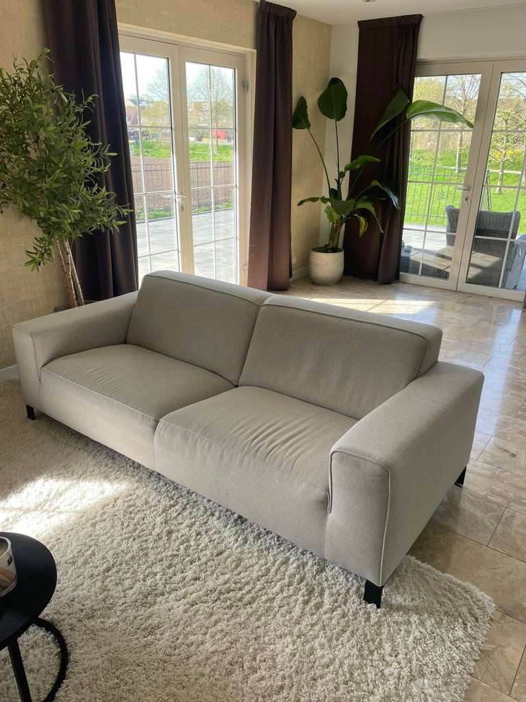 2,5 zitsbank Loods 5 met Hocker, Ophalen, Zo goed als nieuw, 75 tot 100 cm, Tweepersoons