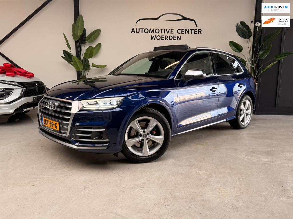 Audi SQ5 3.0 TFSI SQ5 quattro Pro Line Plus AUT B&O HUD TREK, Auto's, Audi, Automaat, Gebruikt, 2995 cc, Blauw