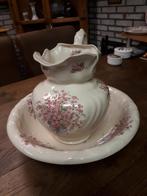 Lampetstel brocante bloemmotief Engels waskan, Ophalen