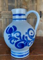 Westerwald Kruik - Blauw en Grijs Keramiek, Ophalen