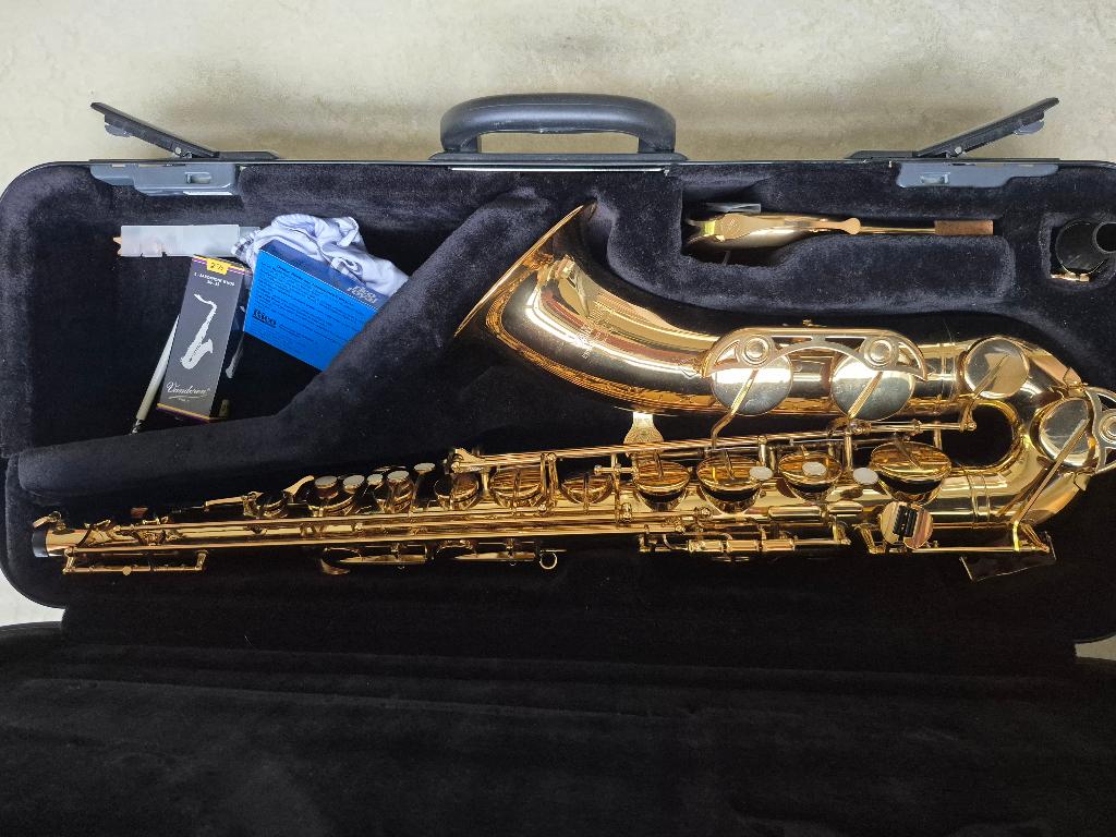 Yamaha YTS275 Bes tenor saxofoon van 1e eigenaar (voor les)), Ophalen, Gebruikt, Tenor, Met koffer