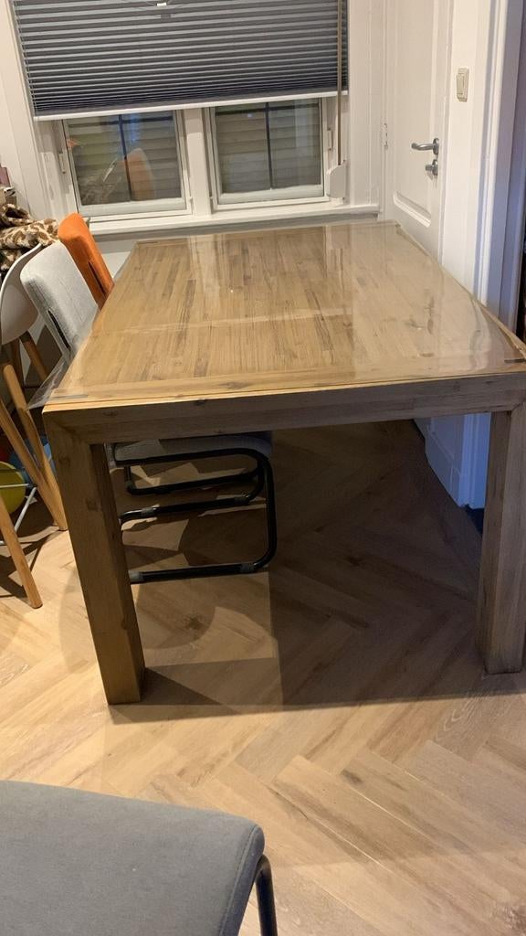 Eettafel 1.00m X 1.40m, Huis en Inrichting, Ophalen, 100 tot 150 cm, 50 tot 100 cm, Zo goed als nieuw