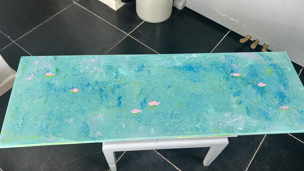 Zelfgemaakte kunst- gebaseerd op monet, Ophalen of Verzenden