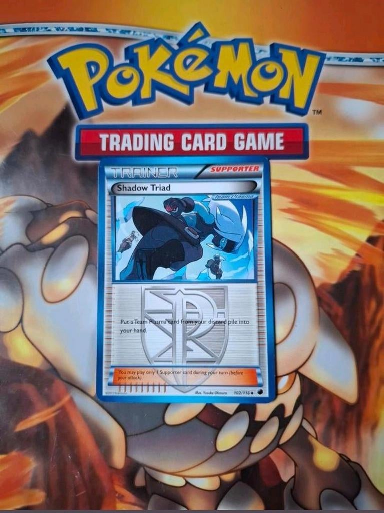 Shadow triad 102/116 Black&White Plasma Freeze pokemon kaart, Ophalen of Verzenden, Zo goed als nieuw, Losse kaart