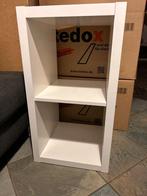 2x Kallax 2 vaks open kast vakkenkast 2x1 wit Ikea, Ophalen, Minder dan 50 cm, 5 laden of meer, Zo goed als nieuw