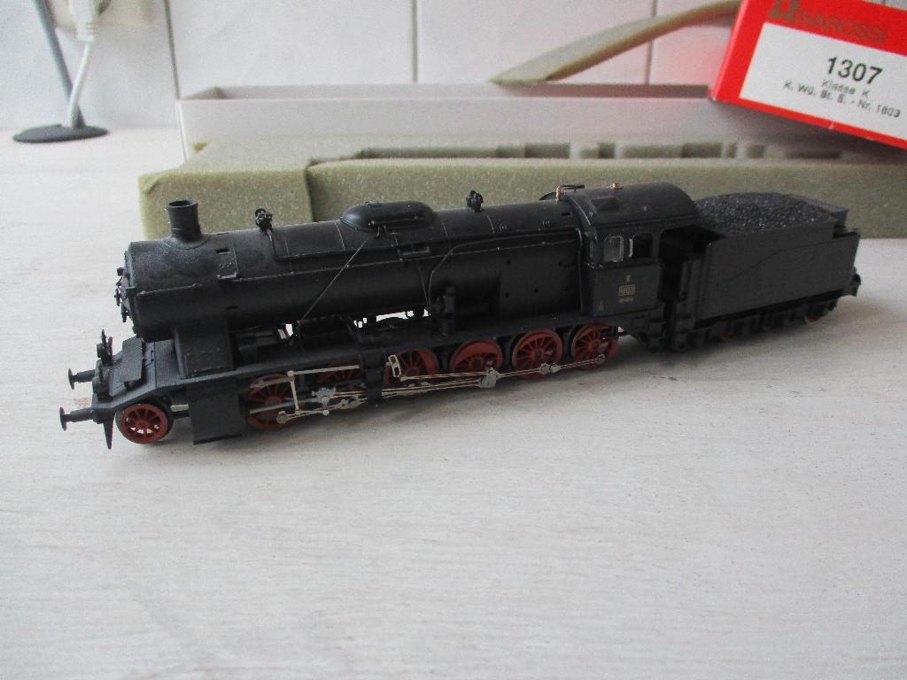 Rivarossi Stoomlok K.Wü.St. E 1803 no 1307, Hobby en Vrije tijd, Modeltreinen | H0, Zo goed als nieuw, Locomotief, Gelijkstroom