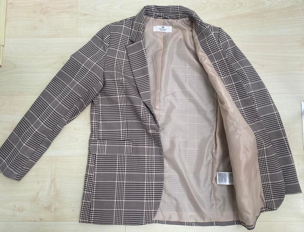 H&M Blazer maat 152, Ophalen of Verzenden, Zo goed als nieuw, Meisje, Jas