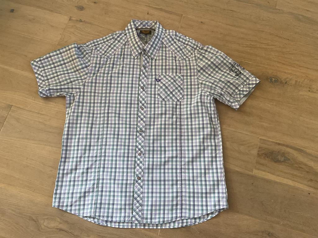 PME Legend geruit overhemd, korte mouw maat XXXL, Ophalen of Verzenden, Gedragen, Overige kleuren, Overige halswijdtes