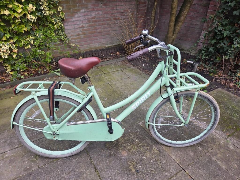 Mooie Spirit Meisjesfiets 24 inch - Mintgroen (8-12 jaar), Ophalen, Handrem, Spirit, Gebruikt