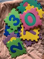 foam cijfer puzzelmatten, Ophalen, Gebruikt, Puzzelen